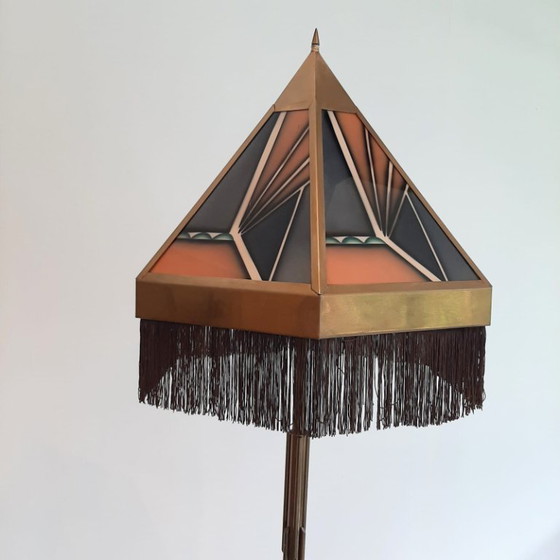 Image 1 of Beautiful floor lamp from the Amsterdamse School era