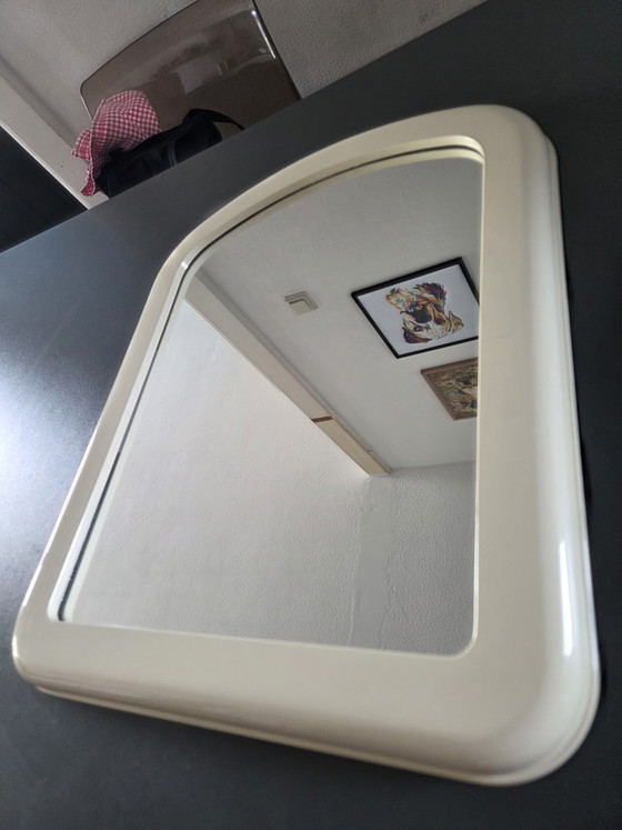 Space Age Mirror 70s – Glass, Plastic (photo 3 of 7)