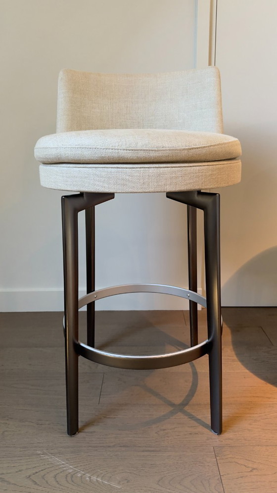2 Flexform Feel Good Barkrukken (Antonio Citterio) In Beige/Zandkleur – Cotton (photo 8 of 8)