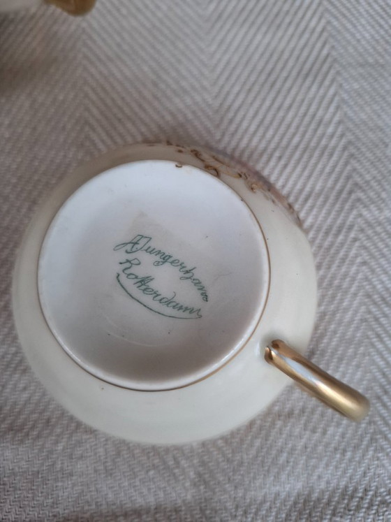 Image 1 of Servicio de moca JUNGERHANS en porcelana ultrafina