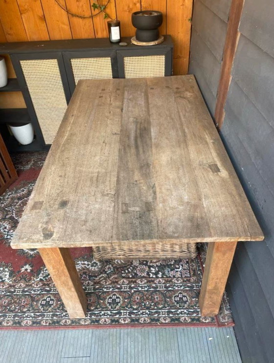 Image 1 of Esstisch oder Schreibtisch aus Eiche