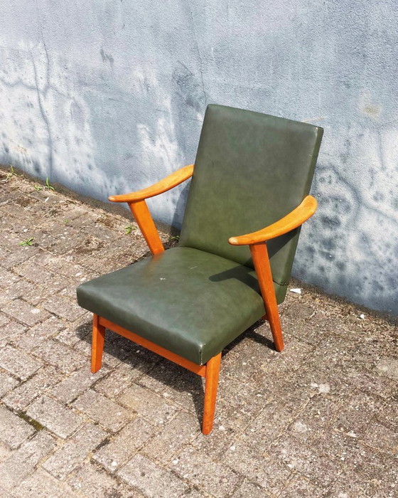 Image 1 of Grüner dänischer Sessel aus den 1960er Jahren