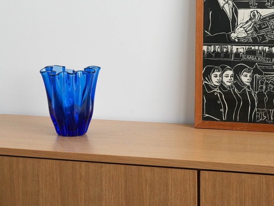 Image 1 of Cobalt vase, Danish design, 1970s, made in Denmark