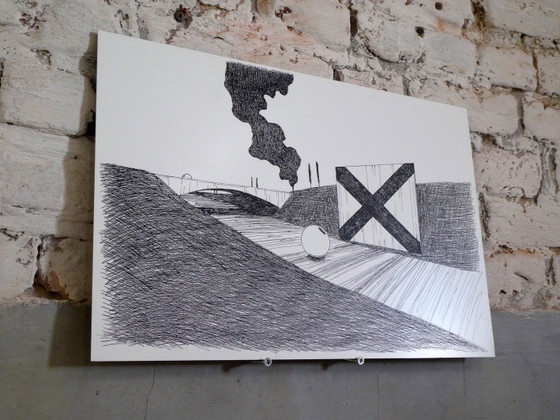 François Trocquet, Composición, 2010, Serigrafía – Litografías y grabados (photo 2 of 3)
