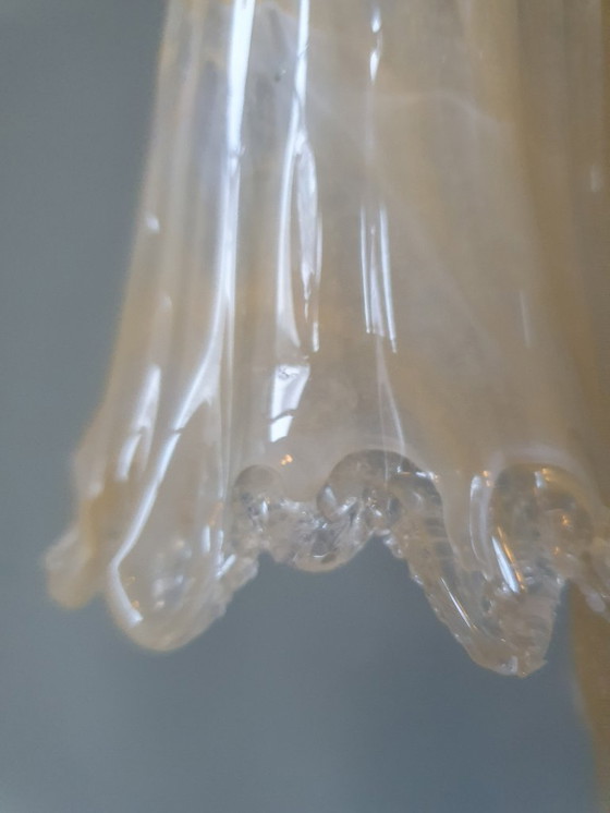 Image 1 of Lámpara antigua de Murano de cristal color ámbar