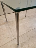 2 tavolini da caffè in vetro dal design elegante