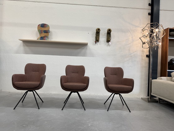 Image 1 of 6 Gealux Madison Sedia da pranzo Tessuto Pelle