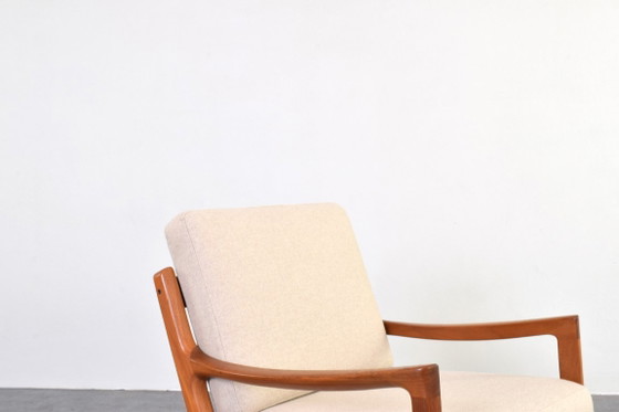 Poltrona Senator in teak, stile danese di metà secolo, disegnata da Ole Wanscher per Cado, anni '60. (photo 7 of 12)