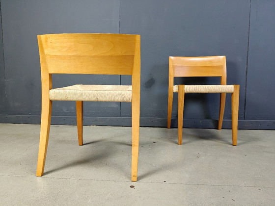 Image 1 of Ticino Esszimmerstühle von Bruno Reichlin für Molteni, 1990er Jahre