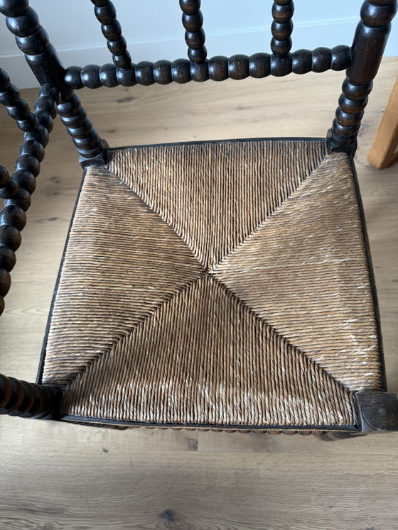 Image 1 of Sedia angolare Bobbin in rovere antico