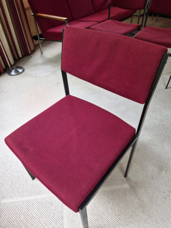 Image 1 of Ensemble de 5 chaises de salle à manger Gispen (1968)