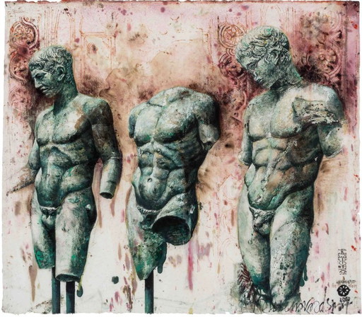 Gerti Bierenbroodspot - Les Trois Grâces, lithographie (magnifiquement encadrée)