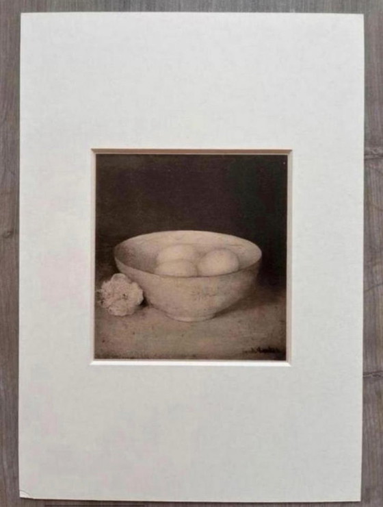 Image 1 of Jan Mankes 1889-1920 / Ciotola con uova in eliogravura originale, 1923