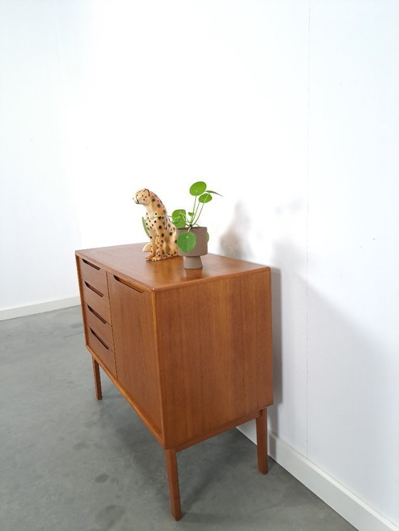 Image 1 of Teak Danish sideboard with drawers vintage