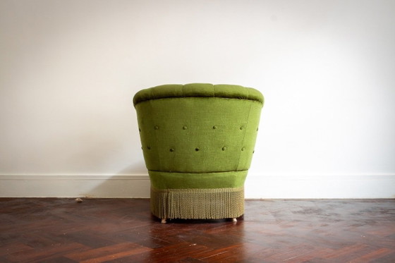 Image 1 of Green velvet vintage sofas