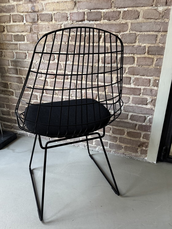 Image 1 of Set van 4 Pastoe SM05 wire eetkamer stoelen 