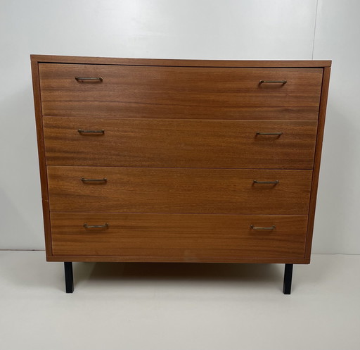 Vintage Design Teak Wooden Chest of Drawers