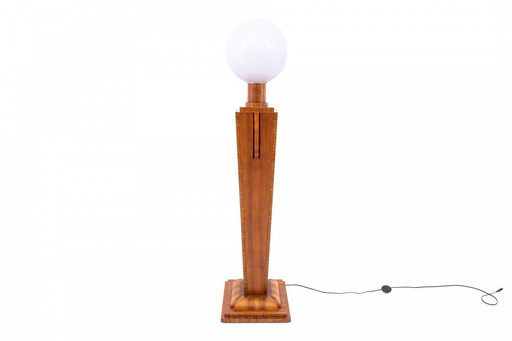 Art Deco floor lamp from Poland, 1950s