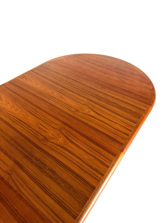 Vintage XL Extendable Danish Dining table, Korup Stølefabrik ‘70s – Wood, Metal (photo 7 of 15)