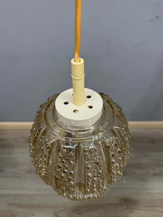Image 1 of Atmospheric Vintage Ceiling Lamp With Bubble Glass