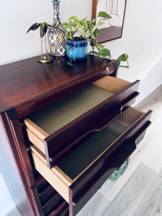 Image 1 of Mid-century chest of drawers rosewood