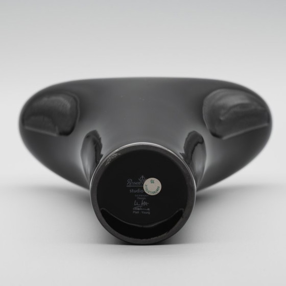 Image 1 of Duo de vases SPIRIT en porcelaine blanche et noire, Rosenthal Studio Linie, par Platt & Young