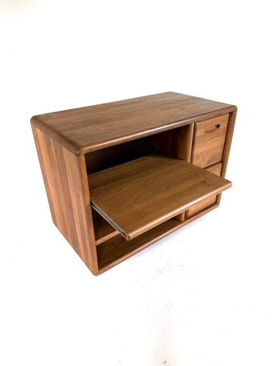 Image 1 of Vintage teakhouten audiomeubel/TV-kast, Dyrlund ‘80