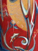 Cuadro del artista Serob Darbinian, 60x70 cm.