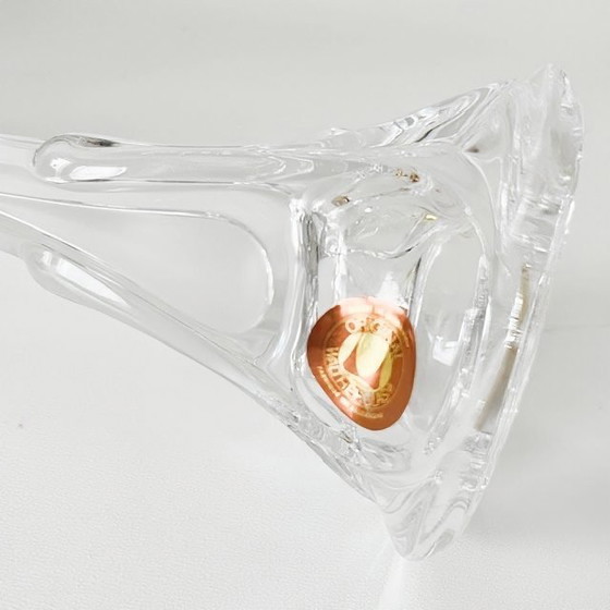 Image 1 of Candeliere in cristallo organico Walther Glas vintage di metà secolo, anni '70