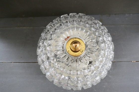 Limburg Glashütte Plafoniera A637 2628 – Plafoniere, Vetro, Metallo (photo 5 of 14)