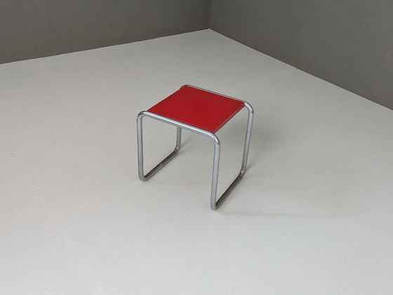 Image 1 of Taburete de cantina Bauhaus B 9 de Marcel Breuer, década de 1930