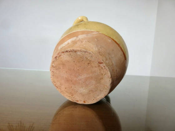 Image 1 of Rare petit pot à confit en terre cuite vernissée début XXème