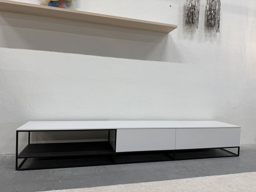 Meuble TV Interstar Noir et Blanc 247,5