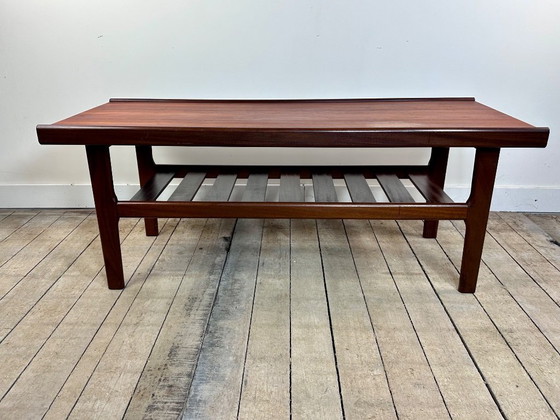 Image 1 of Table basse en teck anglaise Myer 1960