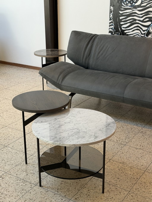 Leolux salontafelset Tampa marmer/ hout