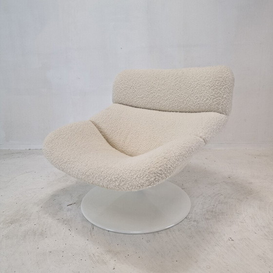 Image 1 of Vintage massief houten fauteuil F518 van Geoffrey Harcourt voor Artifort, 1970