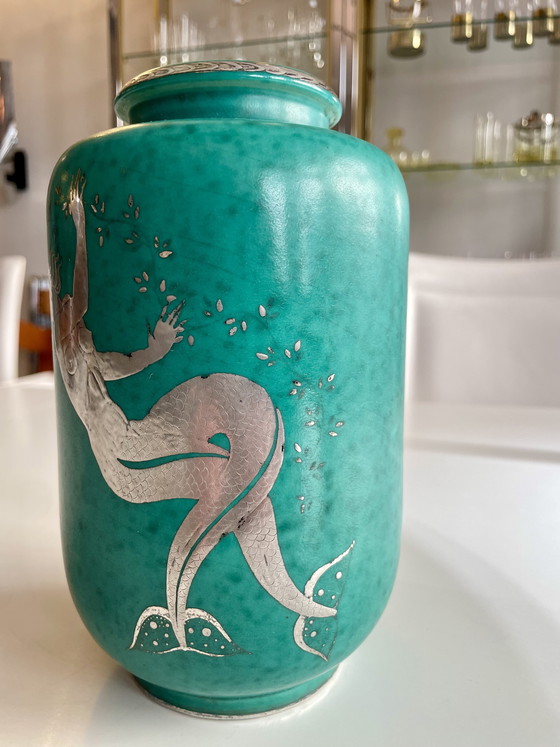 Image 1 of Wilhelm Kåge Argenta Gustavsberg Keramik Vase
