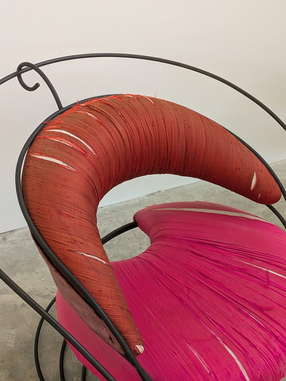 Image 1 of Driade - Cinzia Ruggeri & Francesco Soro - Armchair (2) - Megathon - Iron, Fabric