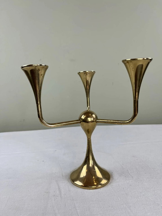 Chandelier Freddie Andersen Design – Candle holders, Brass, Bauhaus (photo 5 of 16)