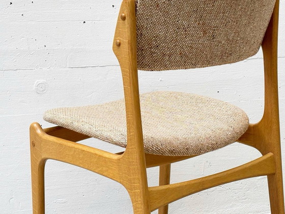 Image 1 of Set de 6 chaises modèle No.49 d'Erik Buch pour O.D. Møbler A-S au Danemark, années 1960