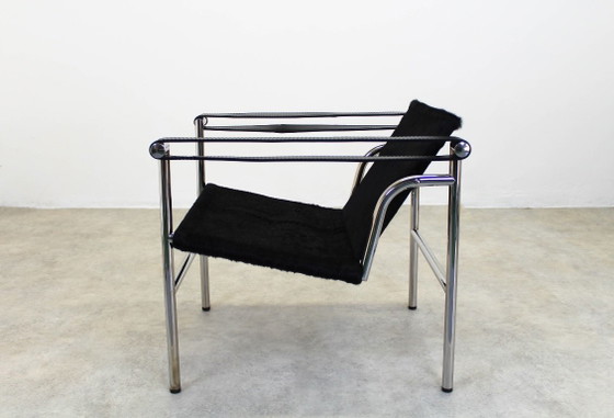 Lc1 Chair Le Corbusier Cassina Charlotte Perriand Sièges – Chaises de salle à manger, Metal, Leather (photo 3 of 15)