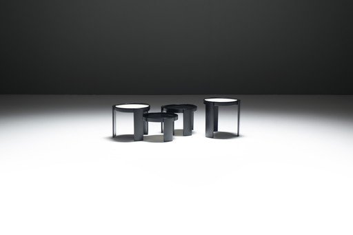 Tables gigognes "780" en édition limitée par Gianfranco Frattini pour Cassina Italy