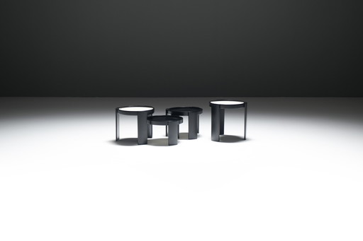 Limited Edition '780 Nesting Tables' van Gianfranco Frattini voor Cassina Italië