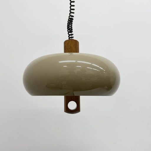 Mid-century Space age Hanglamp Temde Leuchten, jaren 70 Duitsland