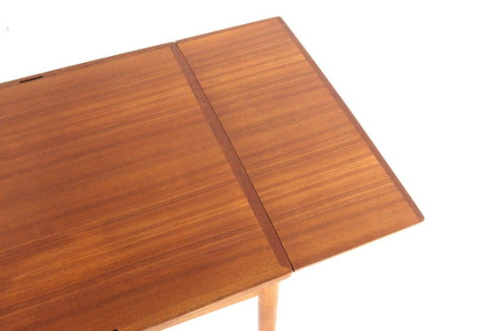 Tavolo da pranzo quadrato allungabile in teak Poul Hundevad, stile vintage danese. – Set da pranzo, Wood (photo 5 of 24)