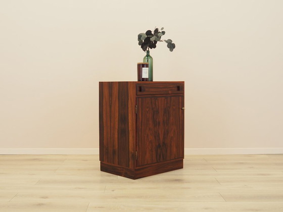 Danish Rosewood Chest of Drawers with Lockable Cabinet, 1960s, Storage cabinet, Brown (photo 7 of 17)
