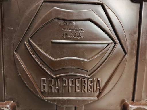 Mid century Italian leather sofa set by Ercole Biella for Grappeggia, 1970s