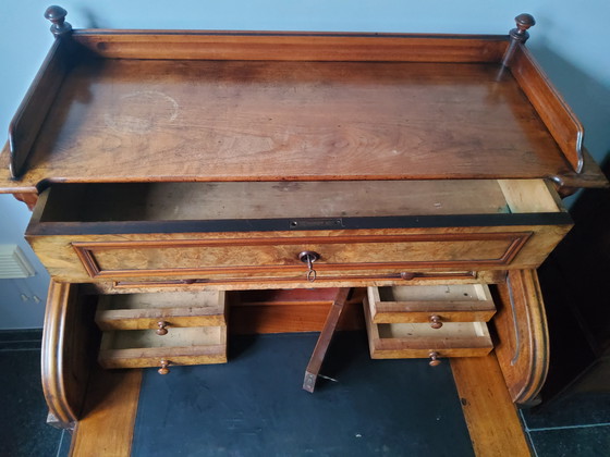 Image 1 of Secretaire in radica di noce Biedemeier