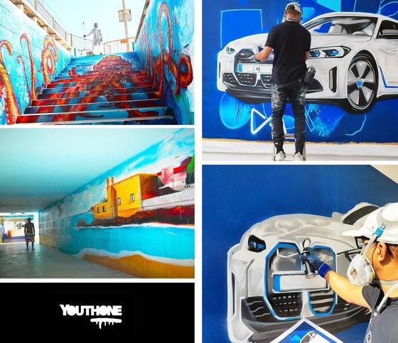 Image 1 of YOUTHONE - Irene, Diosa de la Paz - Lienzo del artista