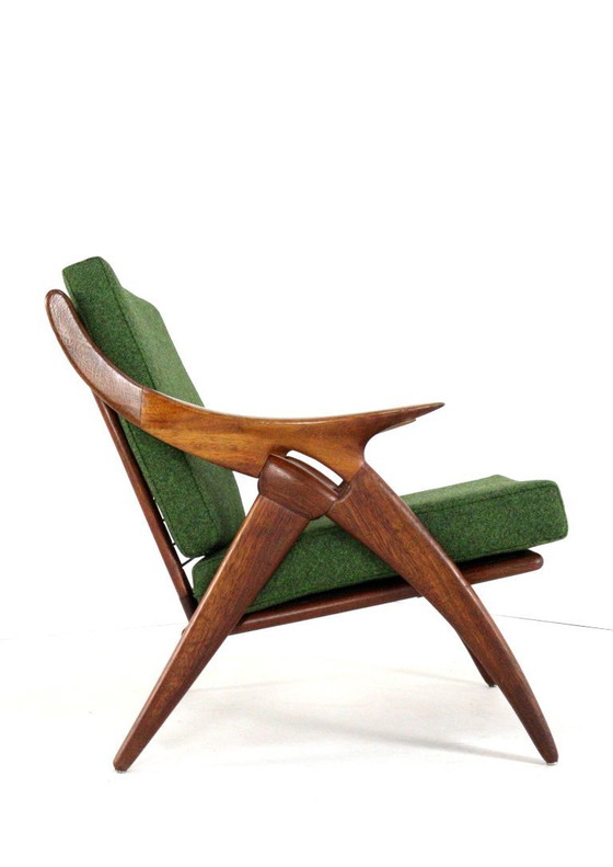 Image 1 of De Ster de Knoop fauteuil 'Glane' vintage gestoffeerd